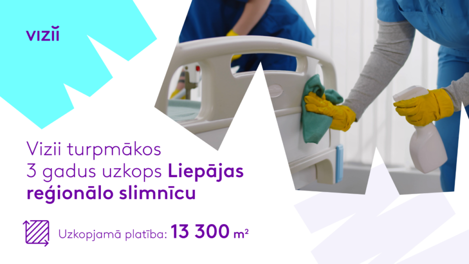 Vizii uzkops Liepajas slimnicu